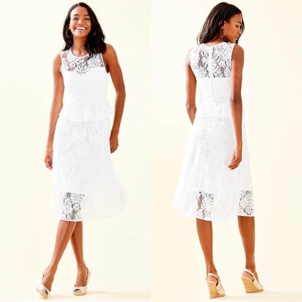 Lilly Pulitzer Nolea Midi Dress Fit & Flare NEW
